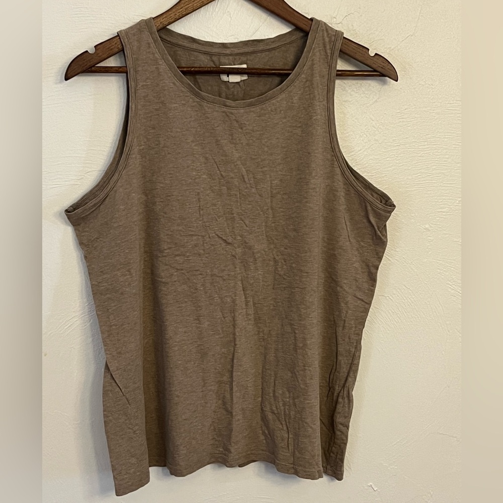 Pact Women's Sleeveless Tan Tank Top